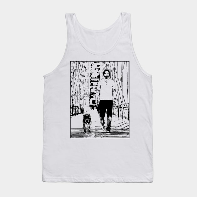 John Wick (Bridge) Tank Top by amon_tees